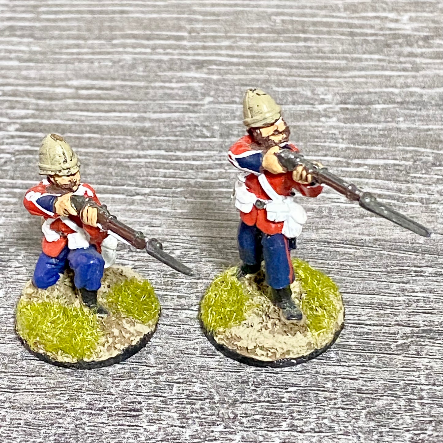 2x 28mm 24th Regiment Of Foot Painted Metal Miniatures Zulu 1879 Wargames #16