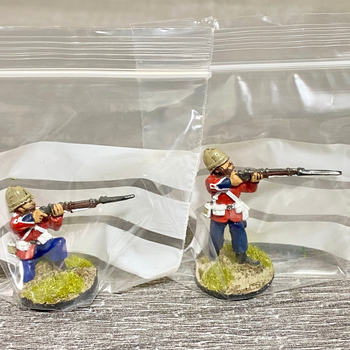 2x 28mm 24th Regiment Of Foot Painted Metal Miniatures Zulu 1879 Wargames #16