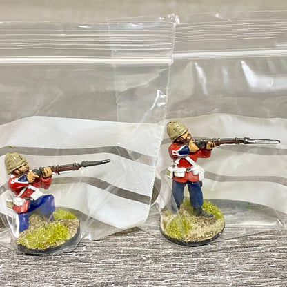 2x 28mm 24th Regiment Of Foot Painted Metal Miniatures Zulu 1879 Wargames #16