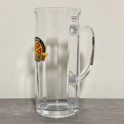 ABK Bavaria 700 Years Germany Lager Beer Glass Promo 1/2 Pint Mug With Handle