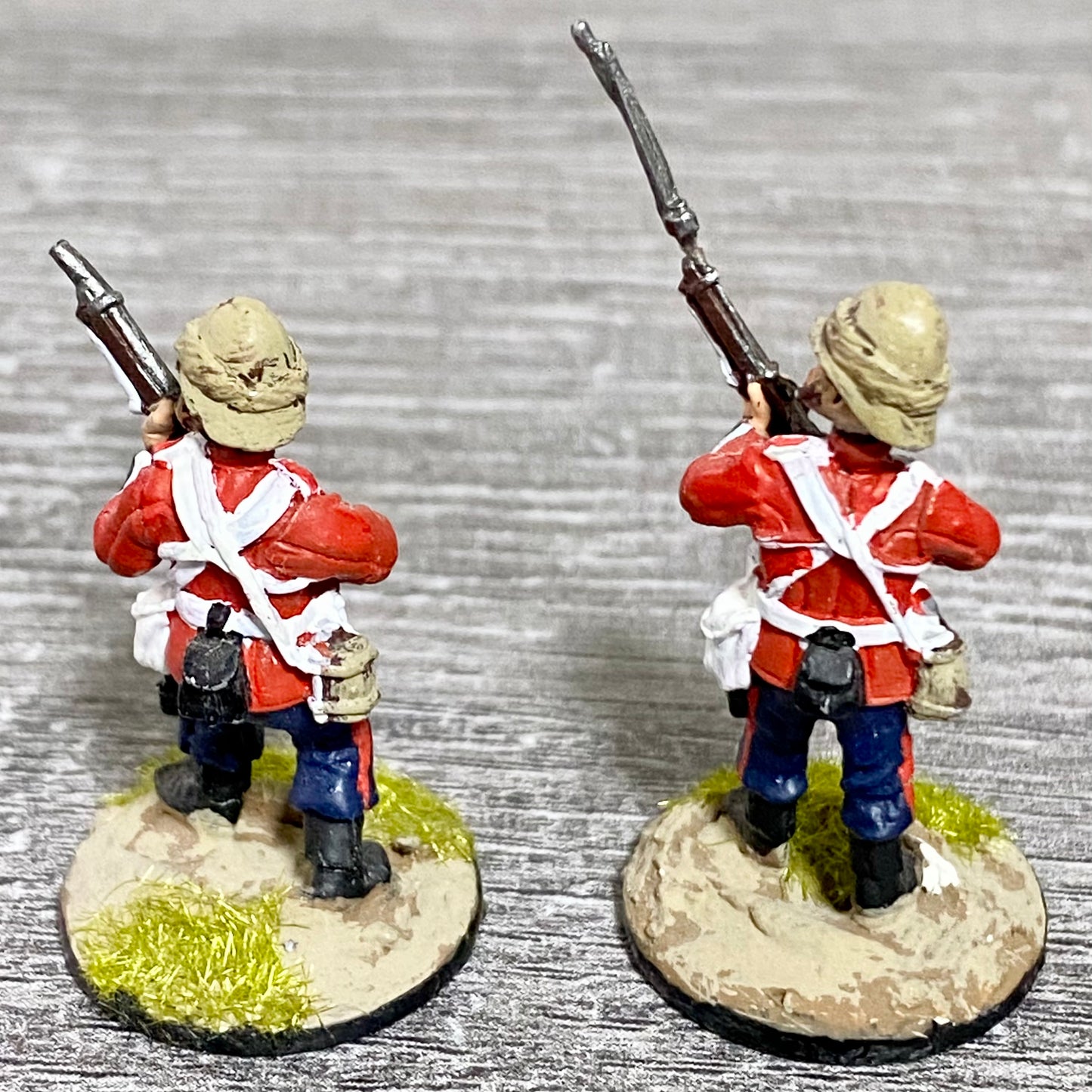 2x 28mm 24th Regiment Of Foot Painted Metal Miniatures Zulu 1879 Wargames #17