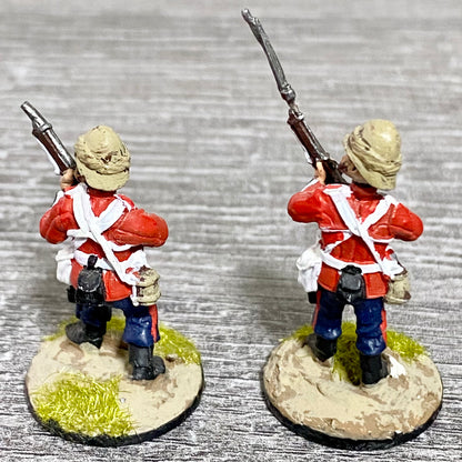 2x 28mm 24th Regiment Of Foot Painted Metal Miniatures Zulu 1879 Wargames #17
