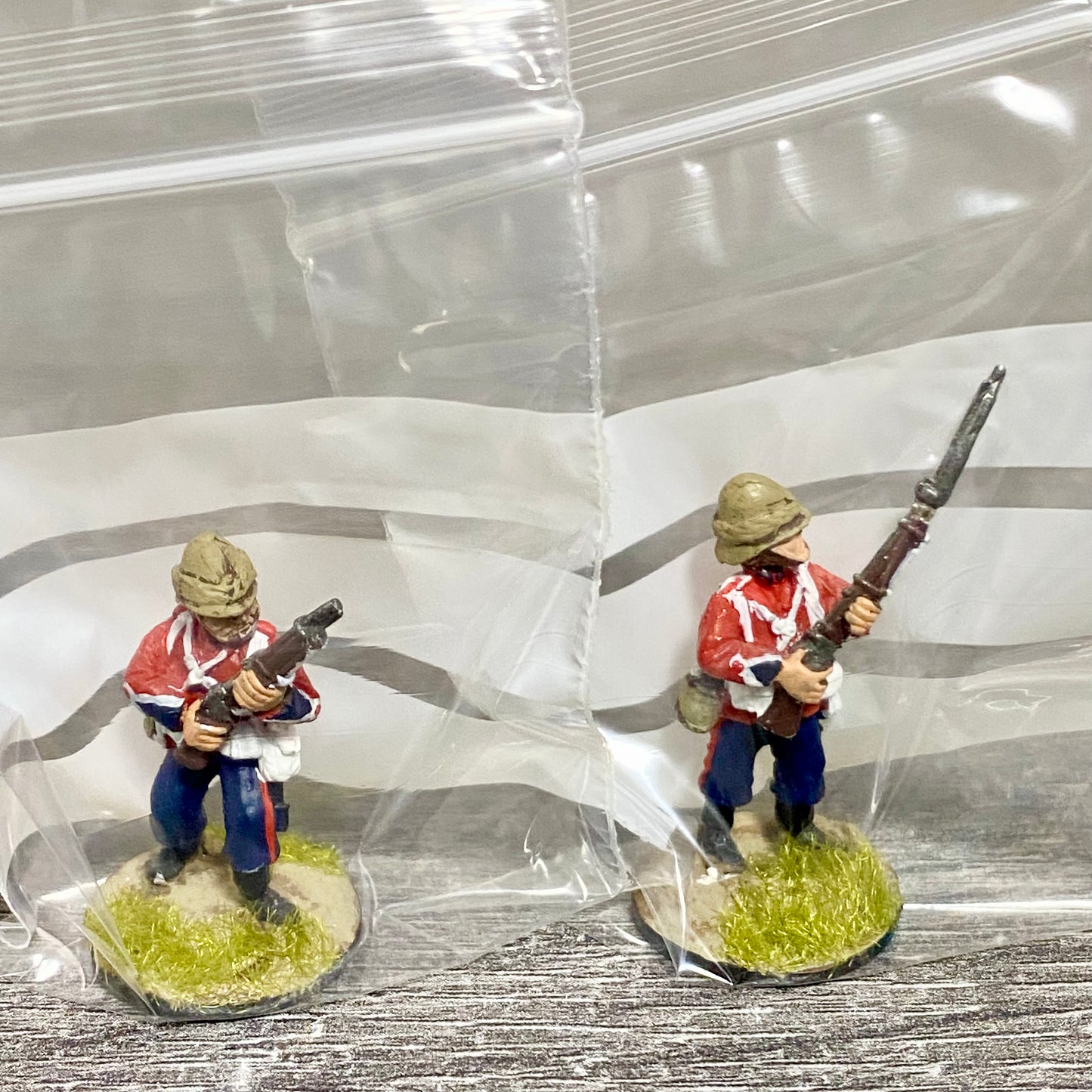 2x 28mm 24th Regiment Of Foot Painted Metal Miniatures Zulu 1879 Wargames #17