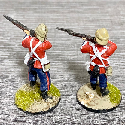 2x 28mm 24th Regiment Of Foot Painted Metal Miniatures Zulu 1879 Wargames #18