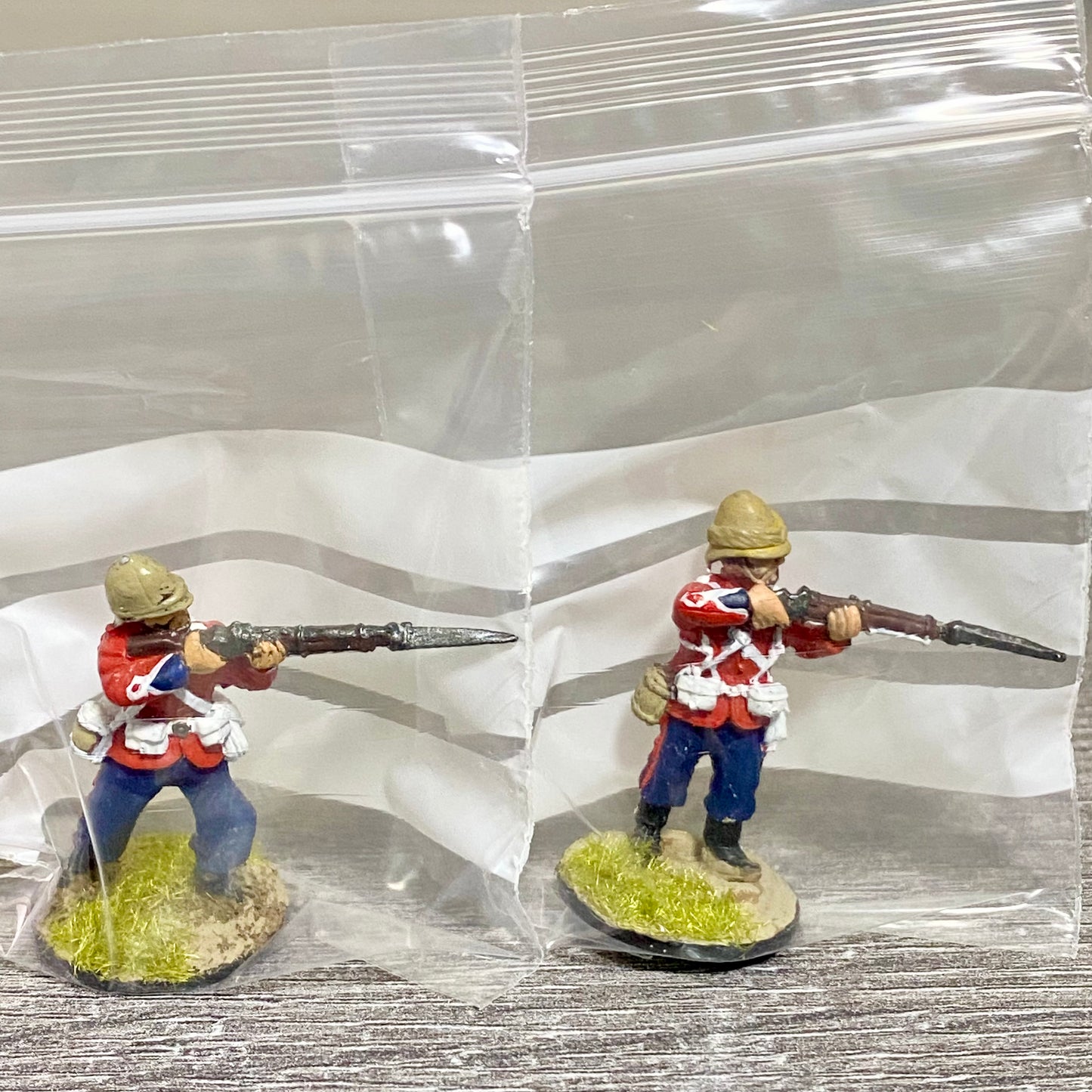 2x 28mm 24th Regiment Of Foot Painted Metal Miniatures Zulu 1879 Wargames #18