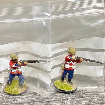 2x 28mm 24th Regiment Of Foot Painted Metal Miniatures Zulu 1879 Wargames #18