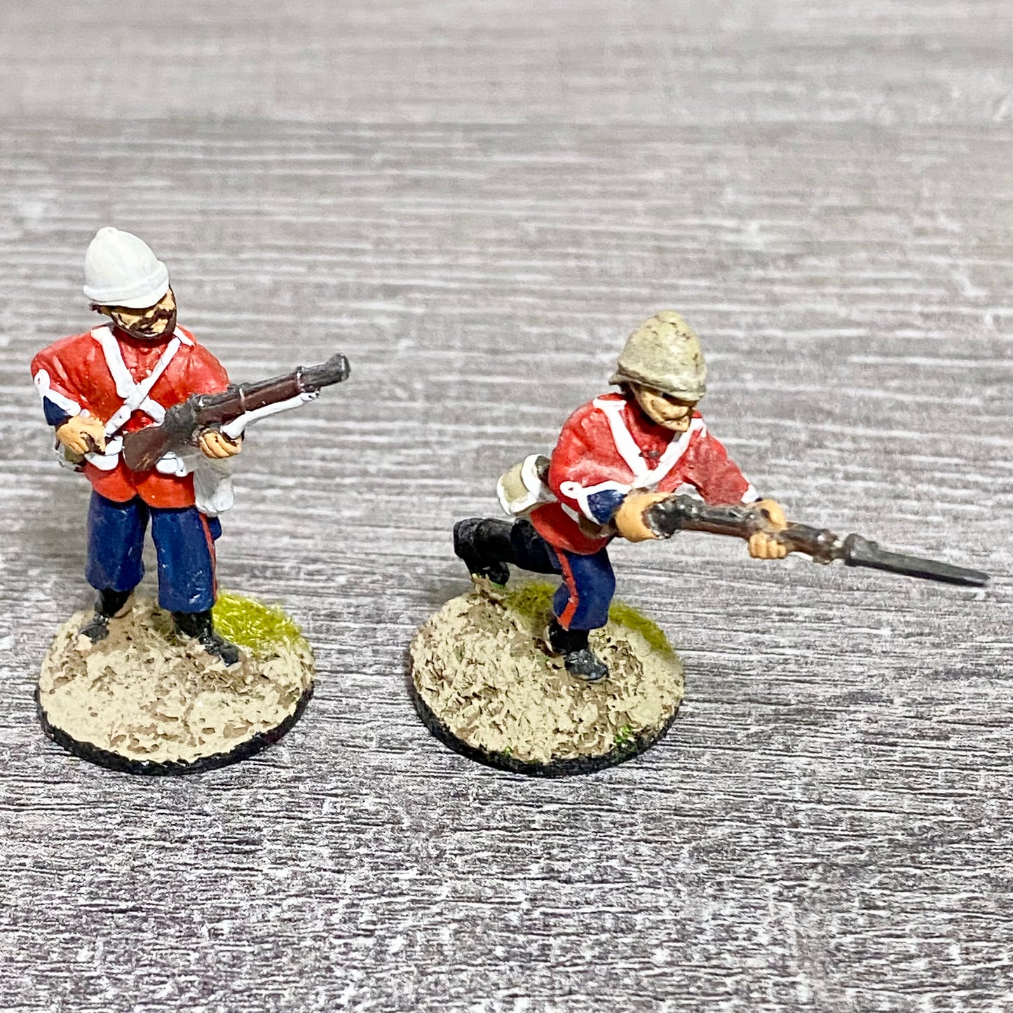 2x 28mm 24th Regiment Of Foot Painted Metal Miniatures Zulu 1879 Wargames #19