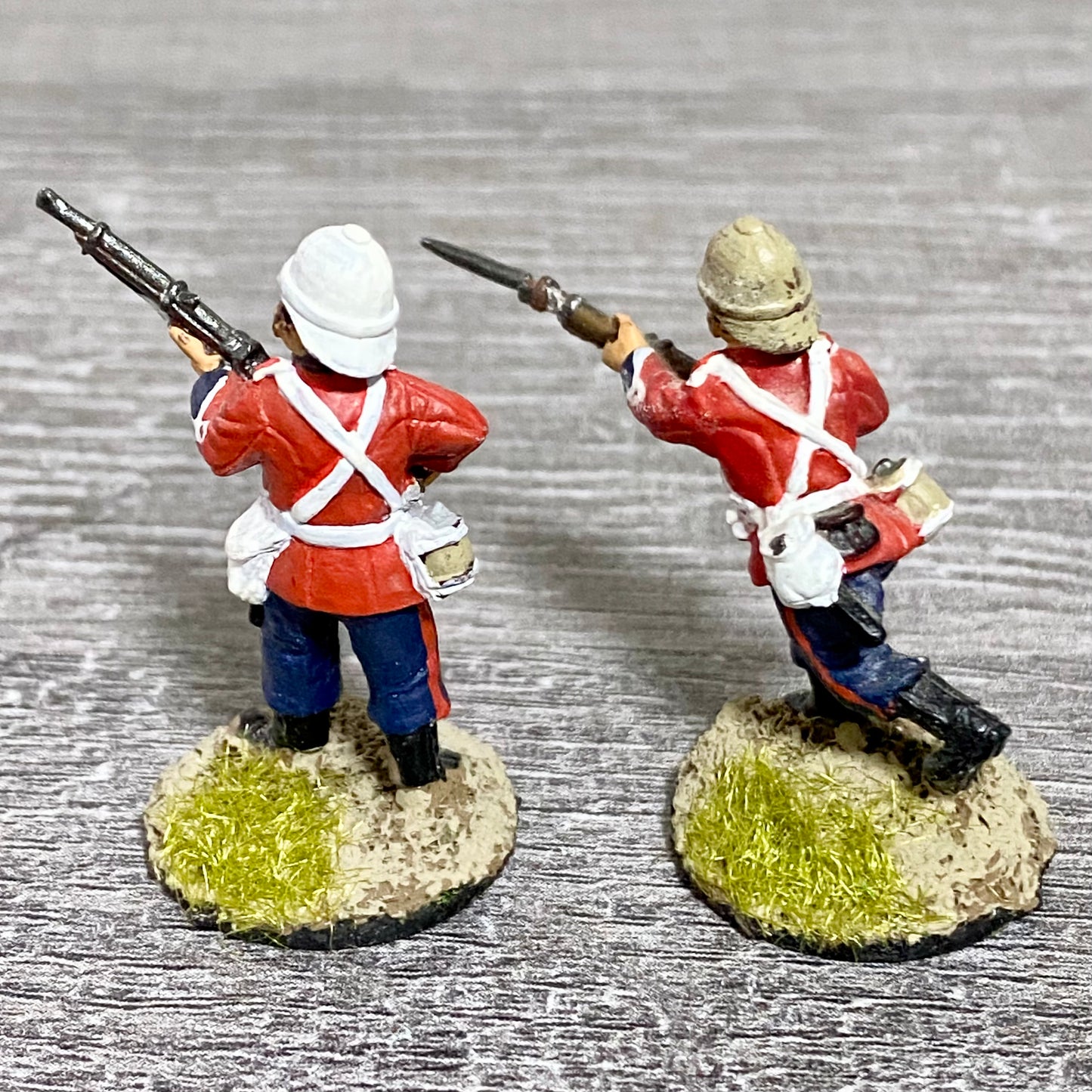 2x 28mm 24th Regiment Of Foot Painted Metal Miniatures Zulu 1879 Wargames #19