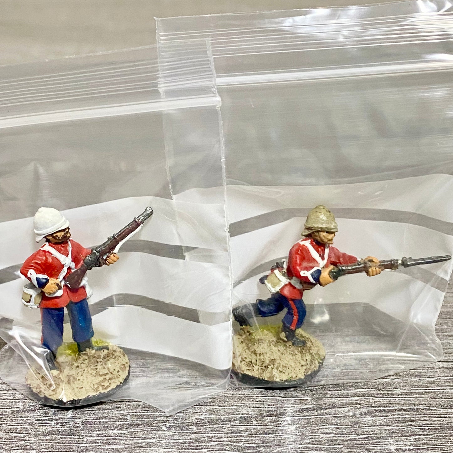 2x 28mm 24th Regiment Of Foot Painted Metal Miniatures Zulu 1879 Wargames #19
