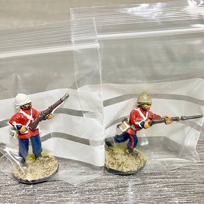 2x 28mm 24th Regiment Of Foot Painted Metal Miniatures Zulu 1879 Wargames #19