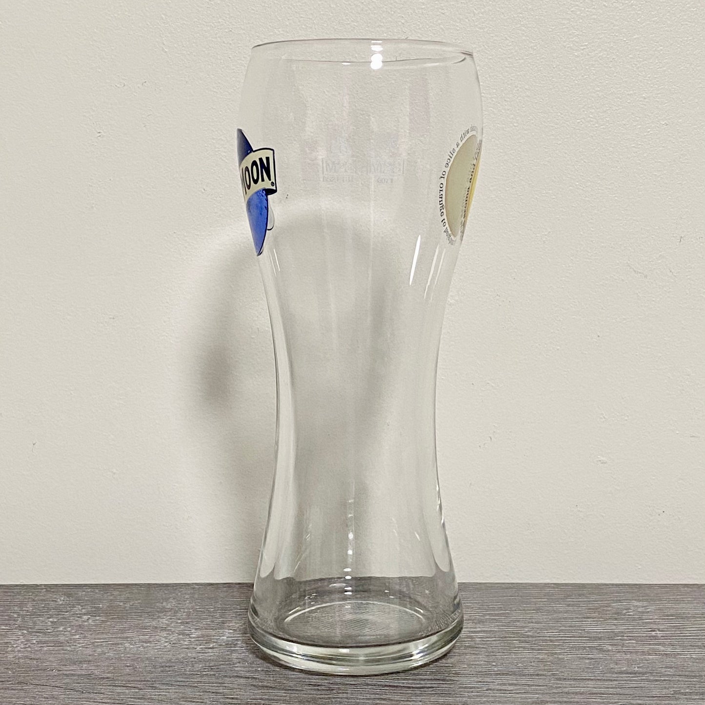 1x Blue Moon White Citrus Ale Lager One Pint 20oz Beer Glass Belgian Pub Barware