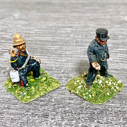 2x 28mm 24th Regiment Of Foot Painted Metal Miniatures Zulu 1879 Wargames #21