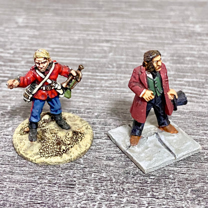 2x 28mm 24th Regiment Of Foot Painted Metal Miniatures Zulu 1879 Wargames #22
