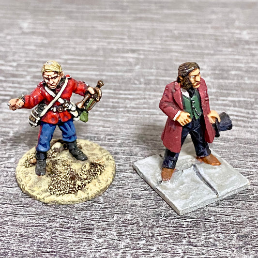 2x 28mm 24th Regiment Of Foot Painted Metal Miniatures Zulu 1879 Wargames #22
