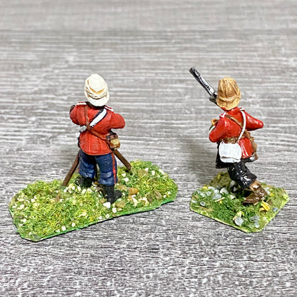2x 28mm 24th Regiment Of Foot Painted Metal Miniatures Zulu 1879 Wargames #23