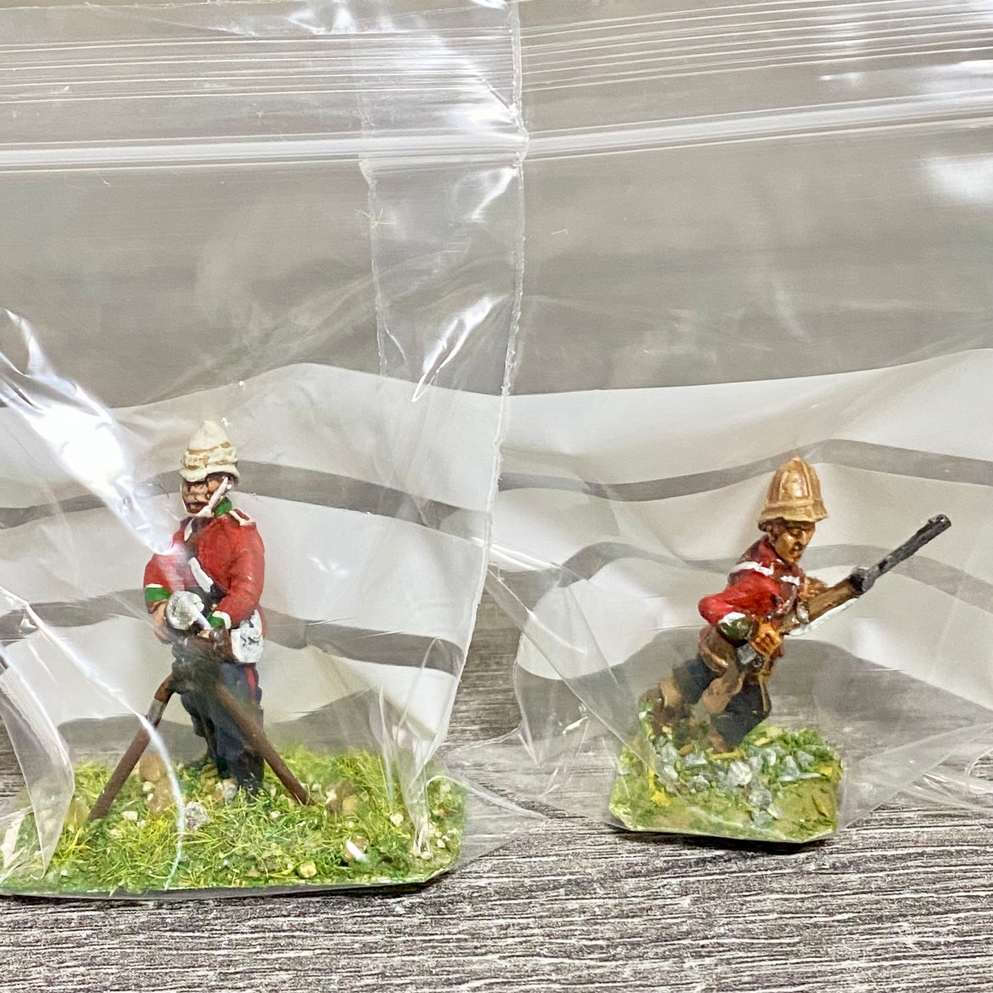 2x 28mm 24th Regiment Of Foot Painted Metal Miniatures Zulu 1879 Wargames #23