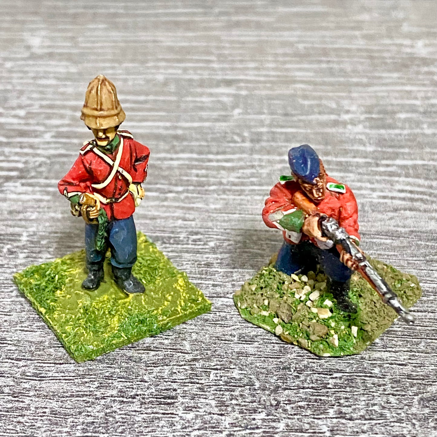 2x 28mm 24th Regiment Of Foot Painted Metal Miniatures Zulu 1879 Wargames #24