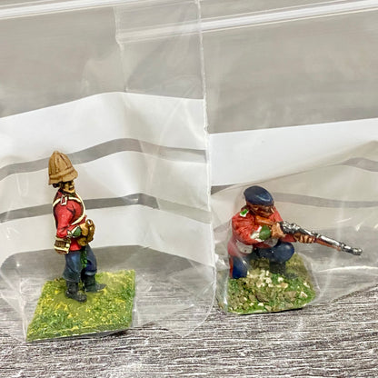 2x 28mm 24th Regiment Of Foot Painted Metal Miniatures Zulu 1879 Wargames #24