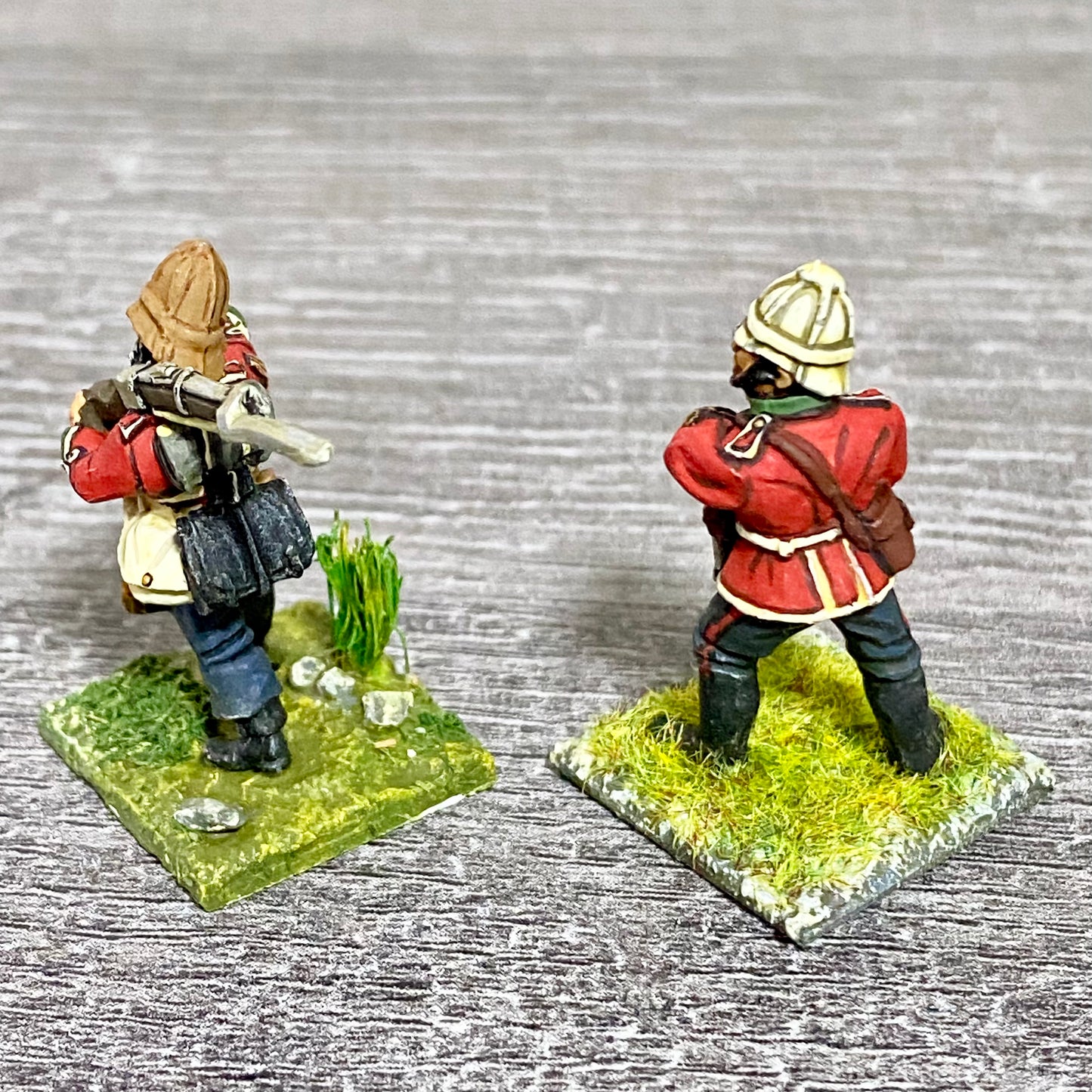 2x 28mm 24th Regiment Of Foot Painted Metal Miniatures Zulu 1879 Wargames #25