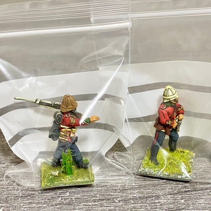 2x 28mm 24th Regiment Of Foot Painted Metal Miniatures Zulu 1879 Wargames #25