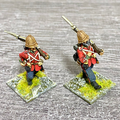 2x 28mm 24th Regiment Of Foot Painted Metal Miniatures Zulu 1879 Wargames #26