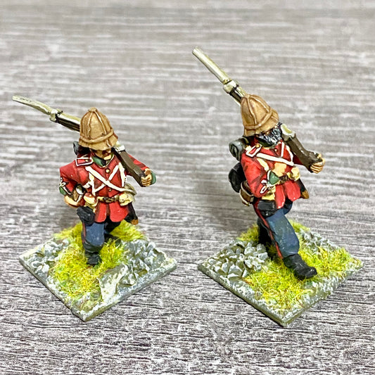 2x 28mm 24th Regiment Of Foot Painted Metal Miniatures Zulu 1879 Wargames #26