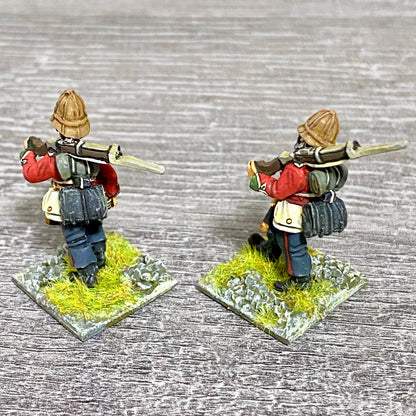 2x 28mm 24th Regiment Of Foot Painted Metal Miniatures Zulu 1879 Wargames #26