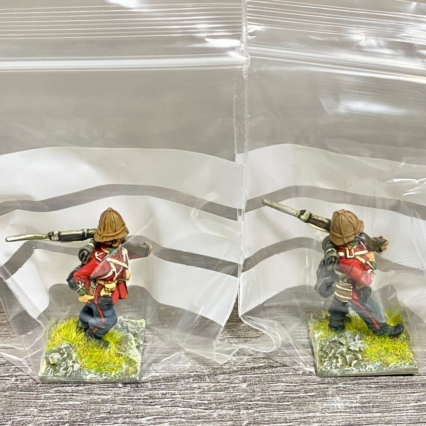 2x 28mm 24th Regiment Of Foot Painted Metal Miniatures Zulu 1879 Wargames #26
