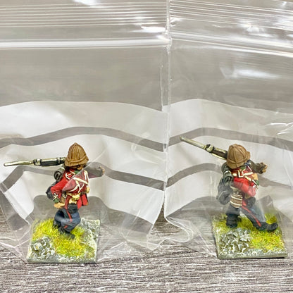 2x 28mm 24th Regiment Of Foot Painted Metal Miniatures Zulu 1879 Wargames #26