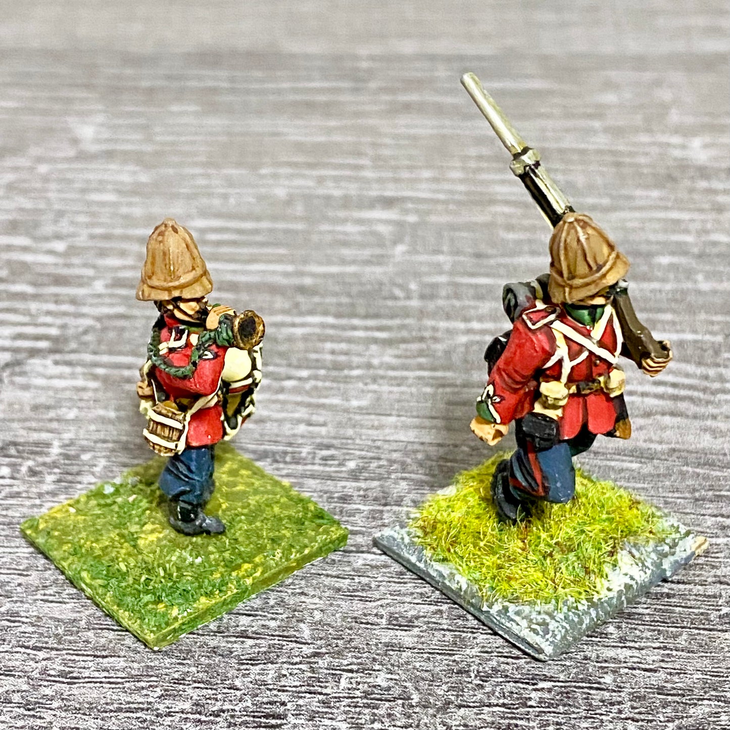 2x 28mm 24th Regiment Of Foot Painted Metal Miniatures Zulu 1879 Wargames #27