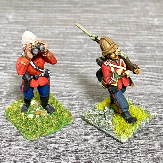 2x 28mm 24th Regiment Of Foot Painted Metal Miniatures Zulu 1879 Wargames #28