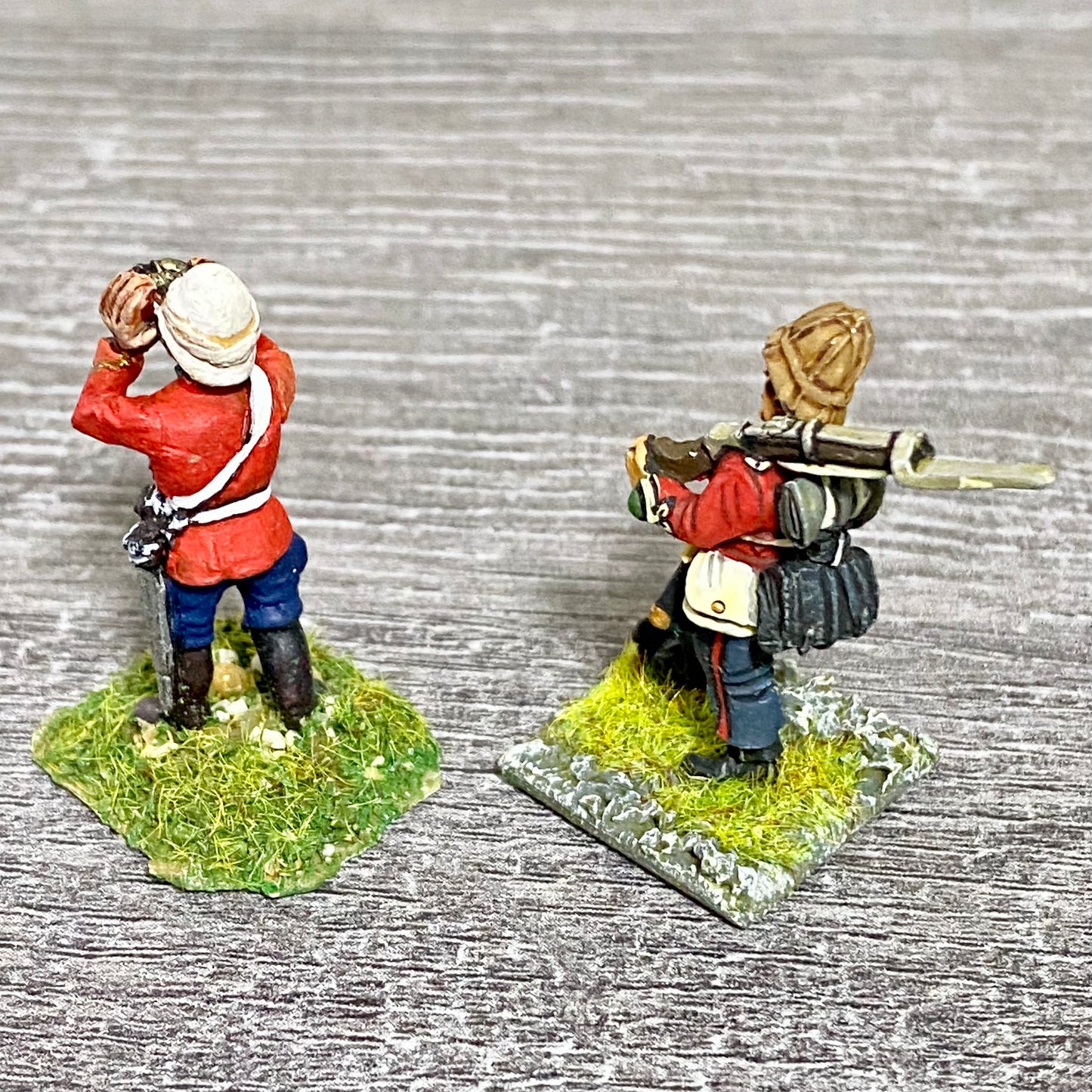 2x 28mm 24th Regiment Of Foot Painted Metal Miniatures Zulu 1879 Wargames #28
