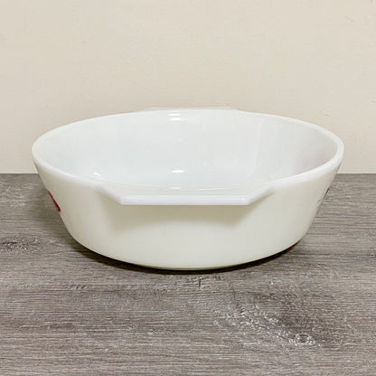 Vintage June Rose Floral Pattern Round Pyrex JAJ 7.5” Art Deco Casserole Dish
