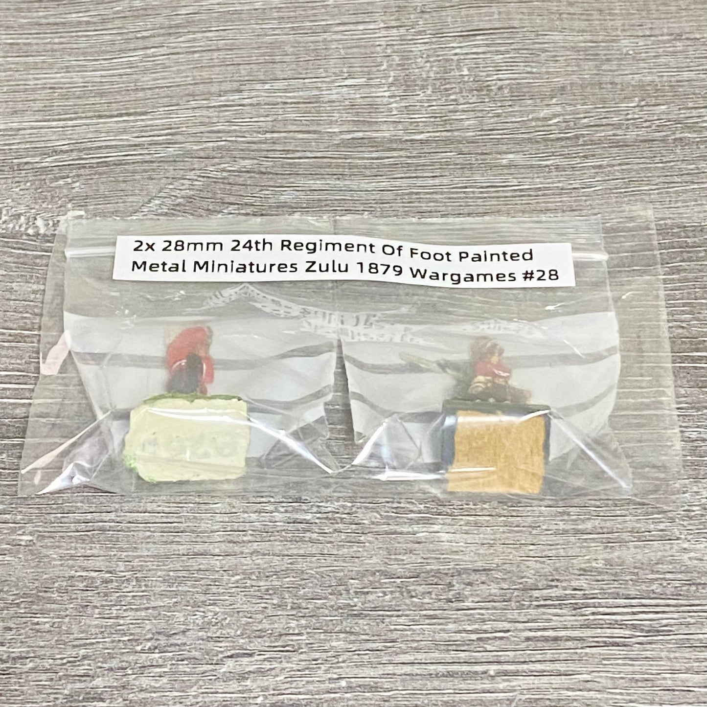 2x 28mm 24th Regiment Of Foot Painted Metal Miniatures Zulu 1879 Wargames #28
