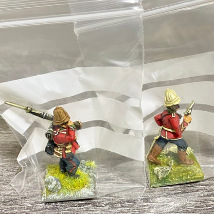 2x 28mm 24th Regiment Of Foot Painted Metal Miniatures Zulu 1879 Wargames #29