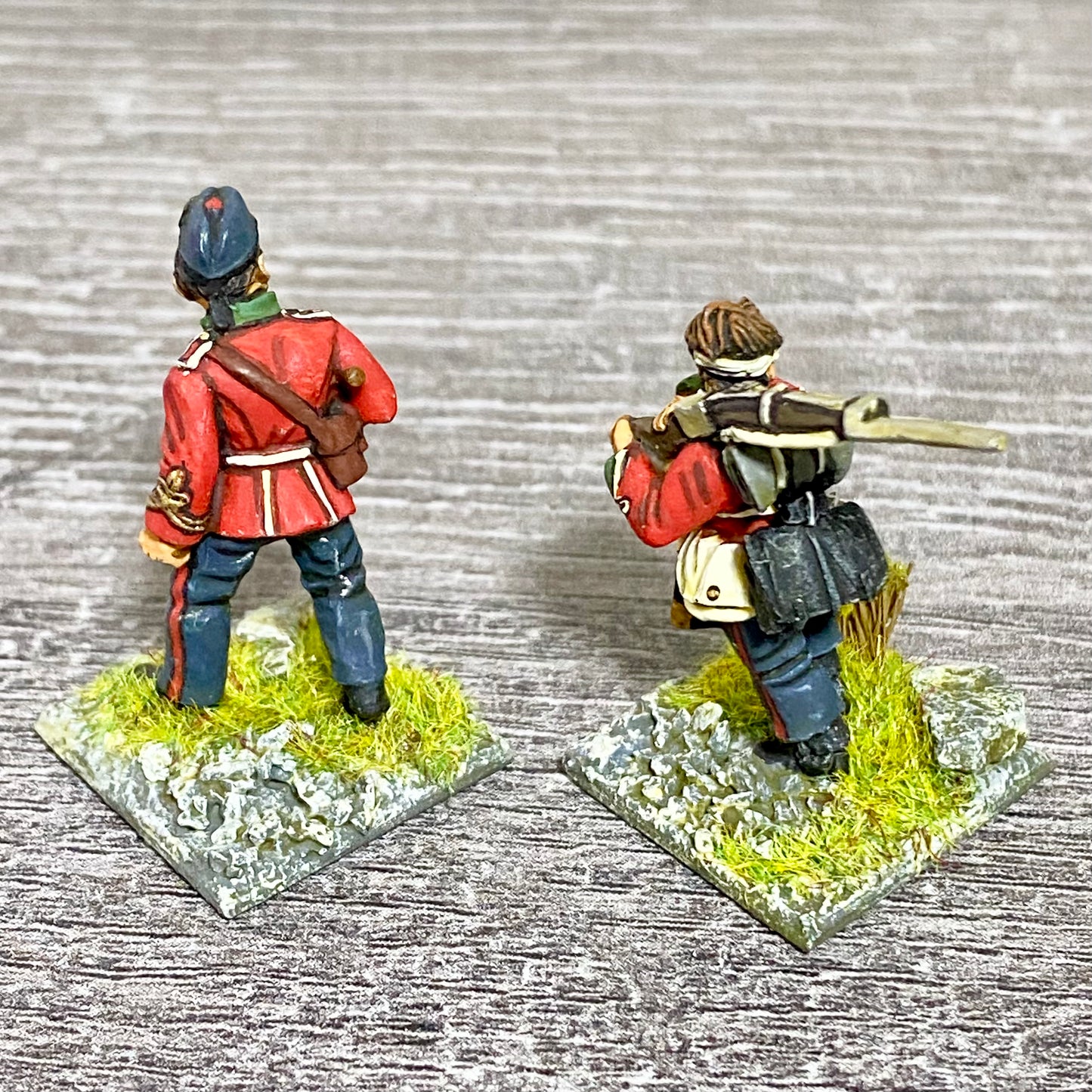2x 28mm 24th Regiment Of Foot Painted Metal Miniatures Zulu 1879 Wargames #31