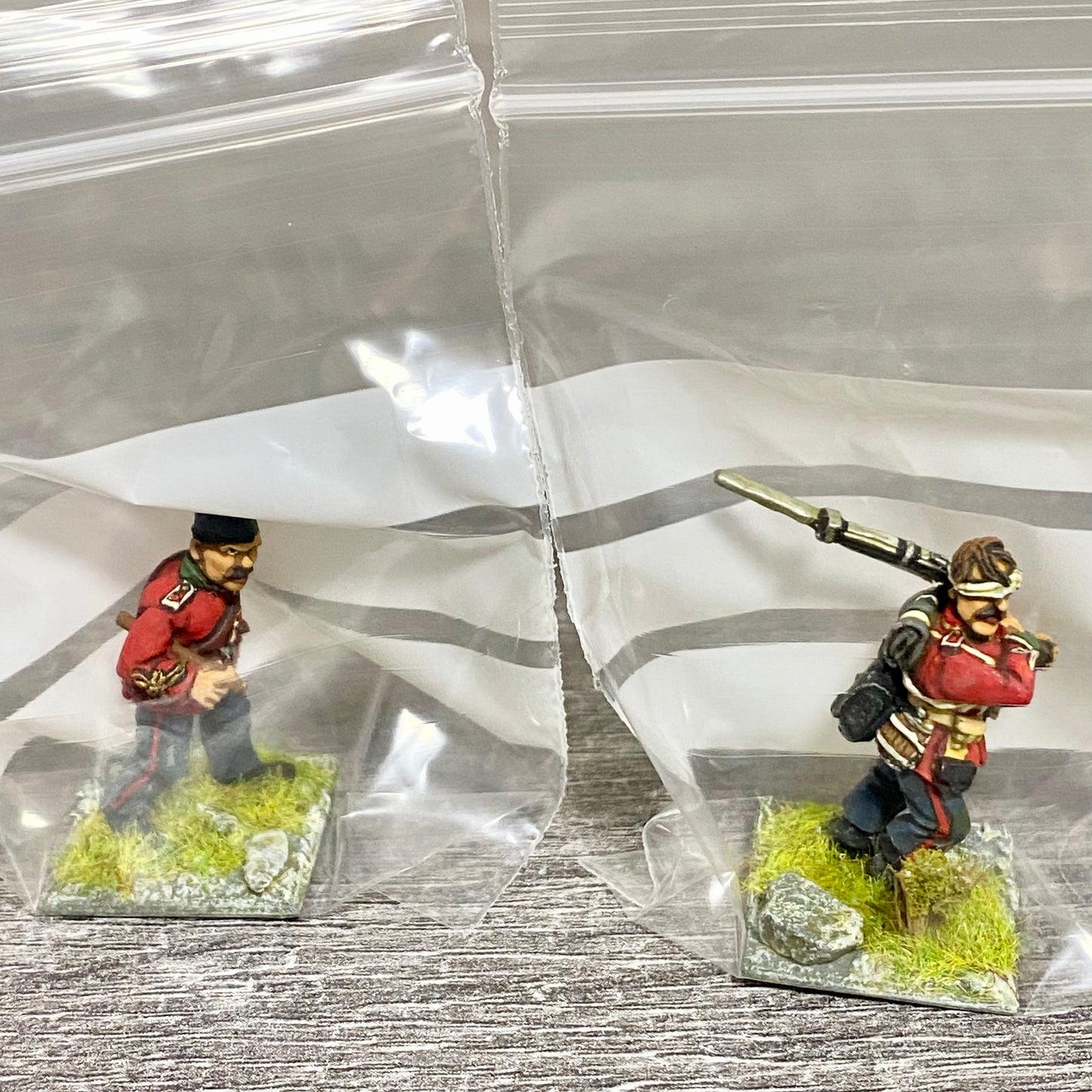 2x 28mm 24th Regiment Of Foot Painted Metal Miniatures Zulu 1879 Wargames #31