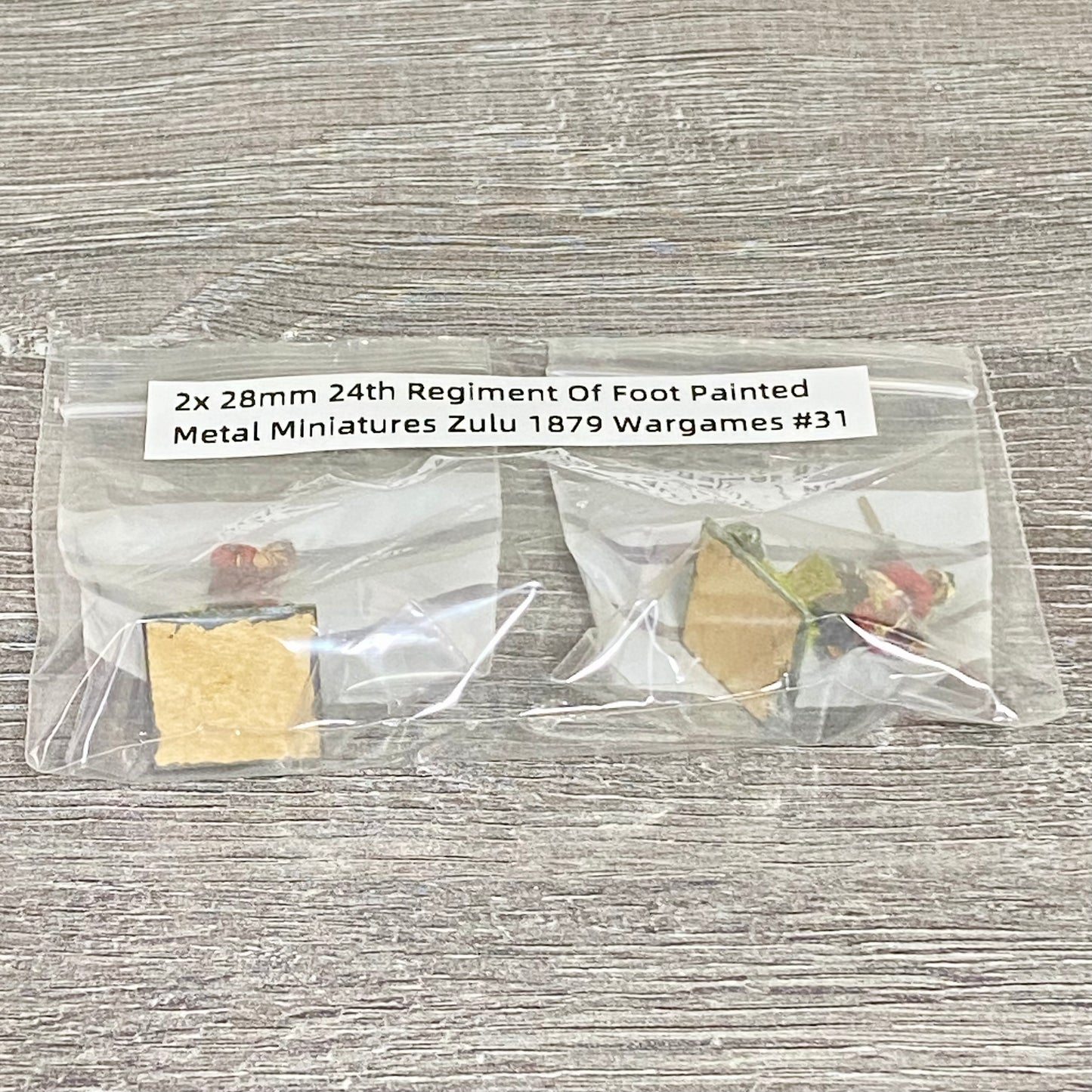 2x 28mm 24th Regiment Of Foot Painted Metal Miniatures Zulu 1879 Wargames #31