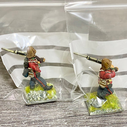 2x 28mm 24th Regiment Of Foot Painted Metal Miniatures Zulu 1879 Wargames #32