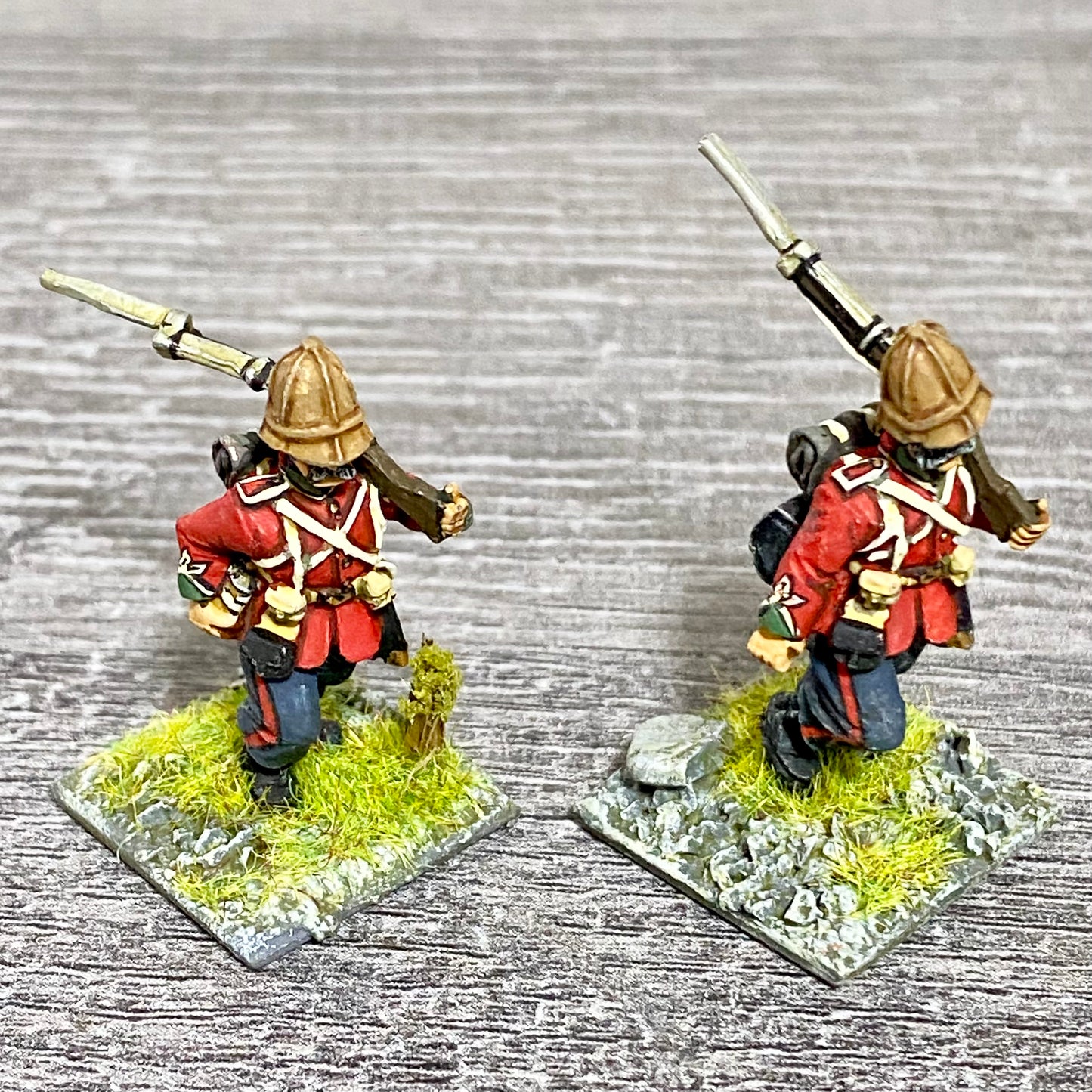 2x 28mm 24th Regiment Of Foot Painted Metal Miniatures Zulu 1879 Wargames #33