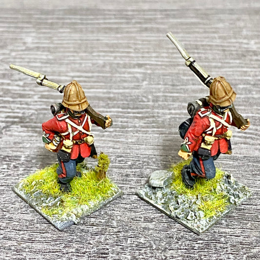 2x 28mm 24th Regiment Of Foot Painted Metal Miniatures Zulu 1879 Wargames #33