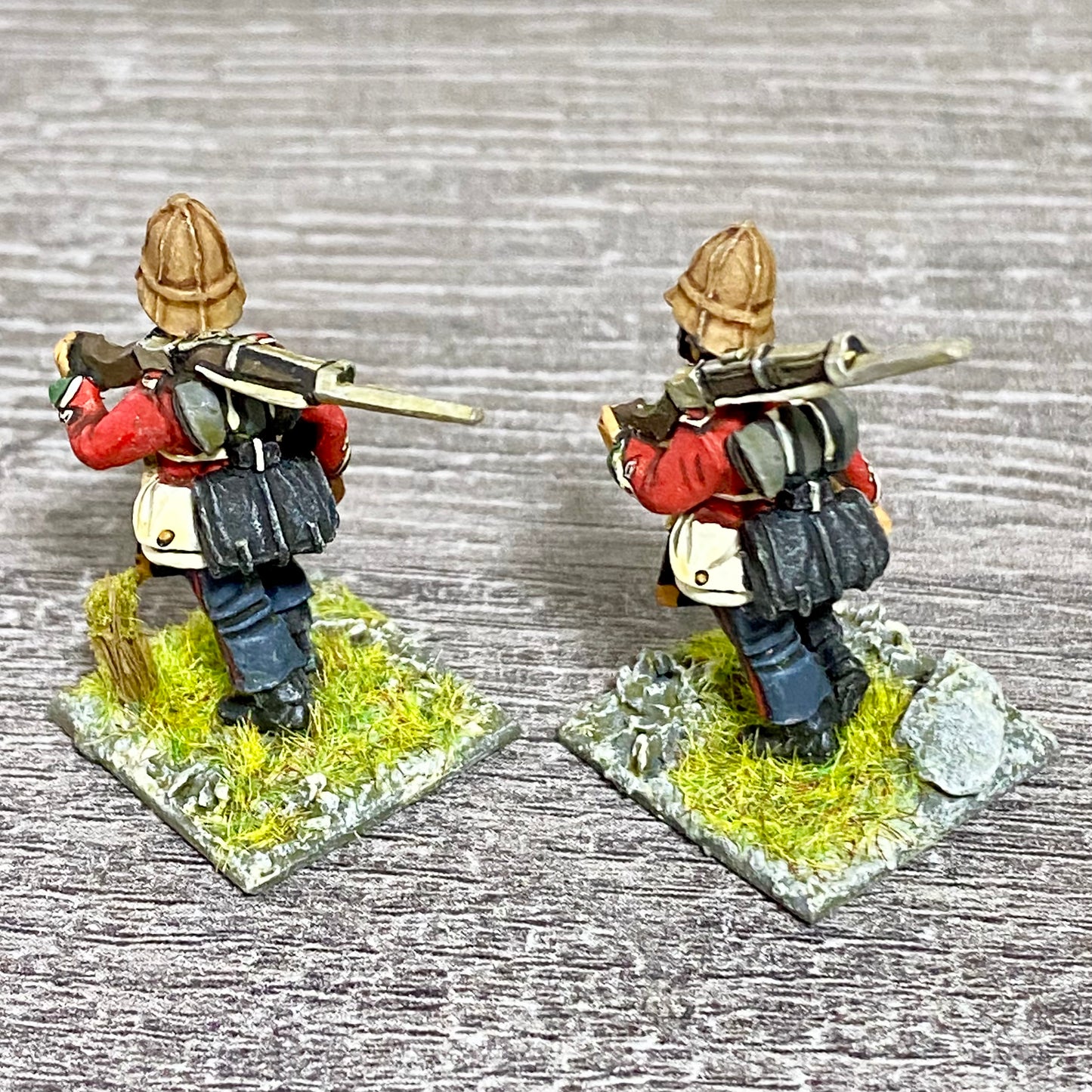 2x 28mm 24th Regiment Of Foot Painted Metal Miniatures Zulu 1879 Wargames #33