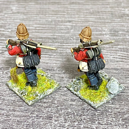 2x 28mm 24th Regiment Of Foot Painted Metal Miniatures Zulu 1879 Wargames #33