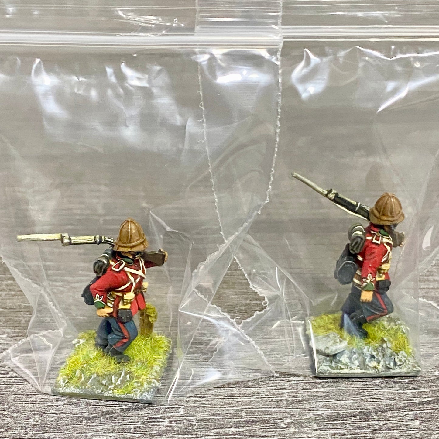 2x 28mm 24th Regiment Of Foot Painted Metal Miniatures Zulu 1879 Wargames #33