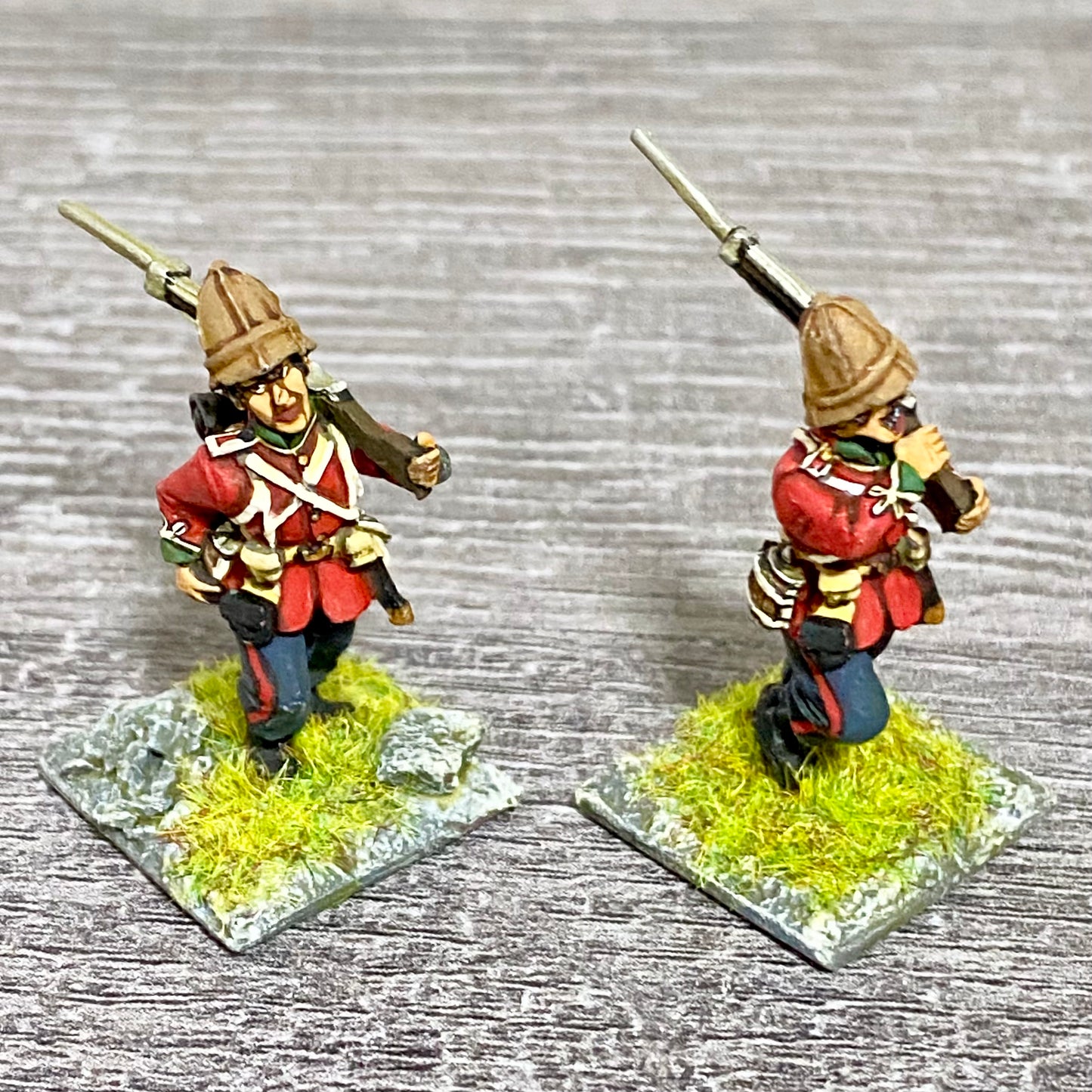 2x 28mm 24th Regiment Of Foot Painted Metal Miniatures Zulu 1879 Wargames #34