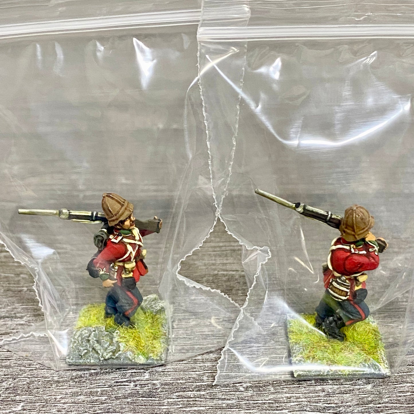 2x 28mm 24th Regiment Of Foot Painted Metal Miniatures Zulu 1879 Wargames #34