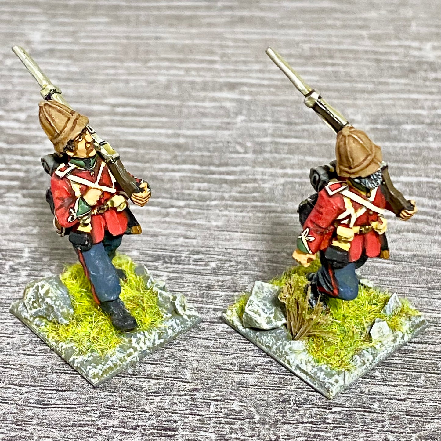 2x 28mm 24th Regiment Of Foot Painted Metal Miniatures Zulu 1879 Wargames #35