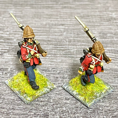 2x 28mm 24th Regiment Of Foot Painted Metal Miniatures Zulu 1879 Wargames #36
