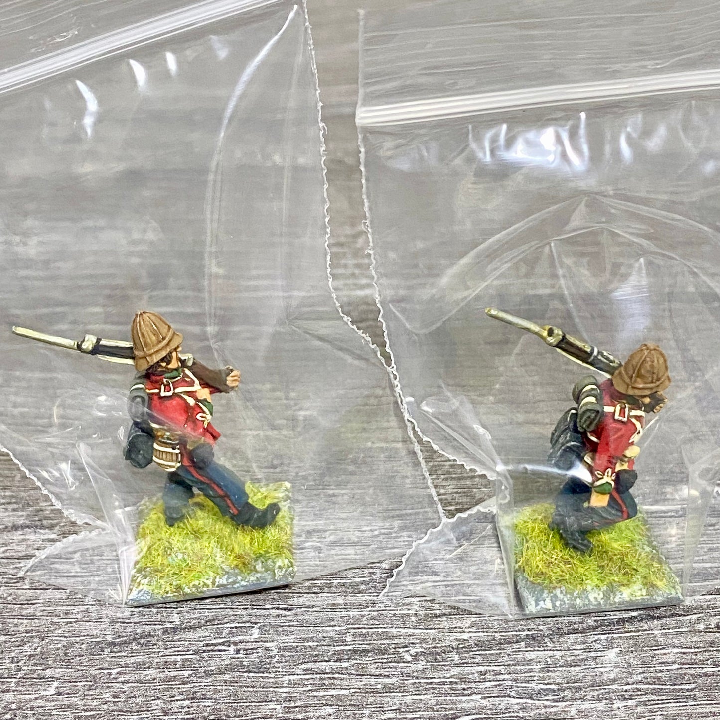2x 28mm 24th Regiment Of Foot Painted Metal Miniatures Zulu 1879 Wargames #36