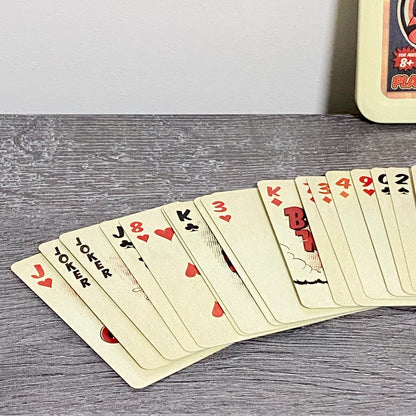 The Beano Dennis The Menace And Gnasher Playing Cards 100% Complete With Tin